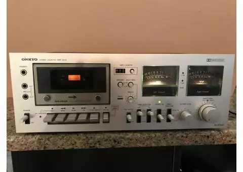 Vintage Onkyo Cassette Player