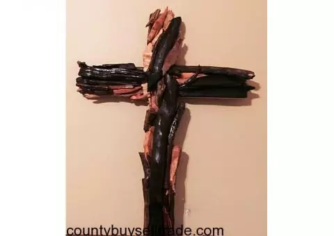 Handmade Driftwood Cross
